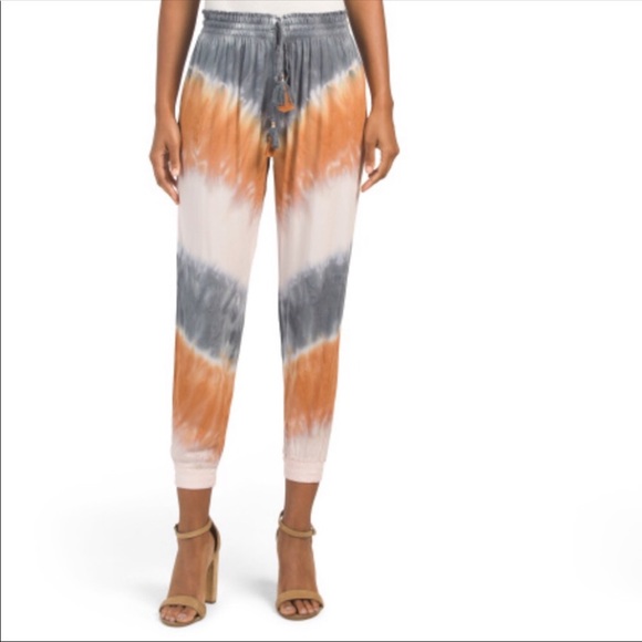 Young Fabulous & Broke Tie Dye Ombré Joggers szM - Picture 3 of 6